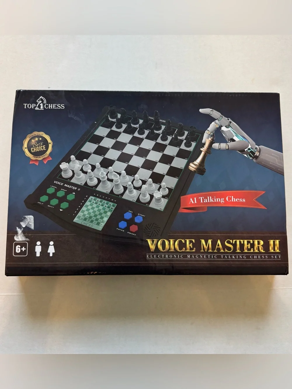 Top 1 Chess Voice Master II Electronic Talking Chess Set OPEN BOX